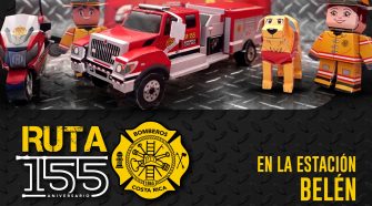 Usted puede adquirir el libro conmemorativo "Bomberos" a un precio de 5.000 colones