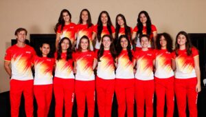 Estas son las jugadoras del equipo de voleibol femenino belemita que clasificaron a las semifinales.