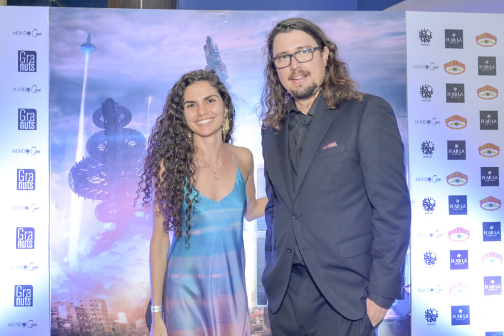 Nicole Leon (productora) y Guatavo Cosenza (Director y productor ejecutivo. Foto cortesía de Carolina Zumbado Cambronero.