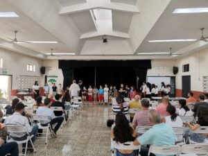 Imágenes del acto de inauguración del domingo 4 de junio en el salón de la Asociación de Desarrollo integral de La Asunción. Foto cortesía de Comisión Pro-Orquesta Sinfónica Belemita.