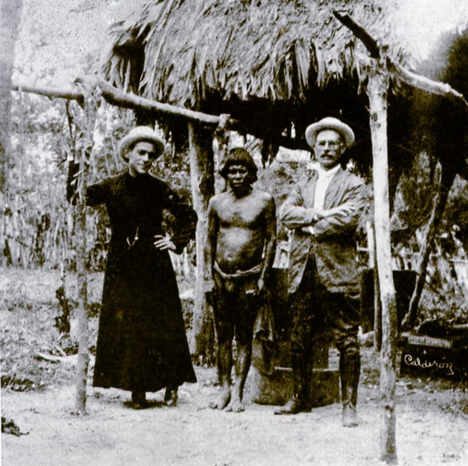 1922. Francisco Vidarroeta participó de las misiones evangelizadores del Padre Olmo en territorio indígena Maleku.