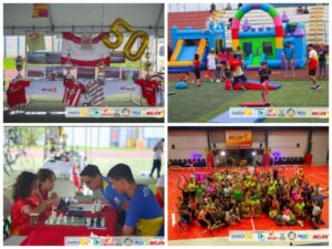 La comunidad participó de las distintas actividades deportivas y recreativas para conmemorar los 50 años del CCDR Belén. Fotos CCDR Belén.