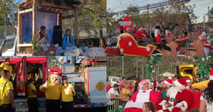 Las organizaciones del cantón se presentaron al desfile con carrozas, bandas y comparsas. Fotos de Luis Eduardo Sánchez Quesada.