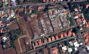 La construcción del condominio se inició sin la realización de las obras previas, aseguraron en reiteradas ocasiones regidores. Foto: Google Earth.