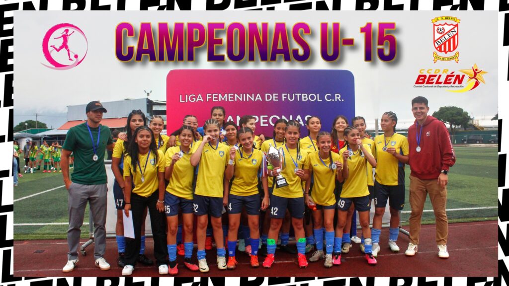 El equipo salió invicto del torneo. Foto: Asociación Deportiva Belén Fútbol.