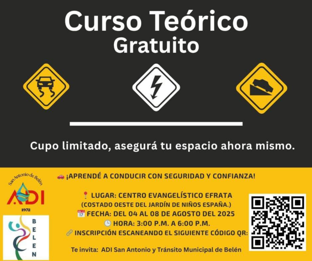 Curso teórico de manejo gratuito patrocinado por la ADI San Antonio.