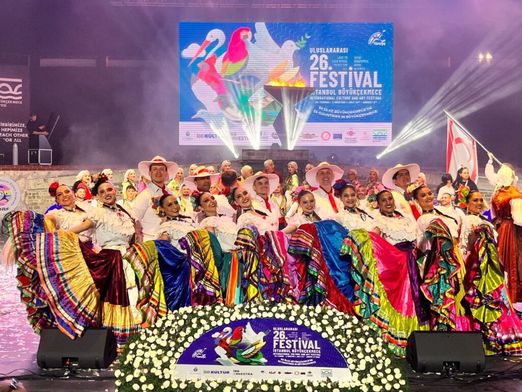 Delegación costarricense en el Festival Internacional de Arte y Cultura de Büyükçekmece. Foto: Inspiraciones Costarricenses.