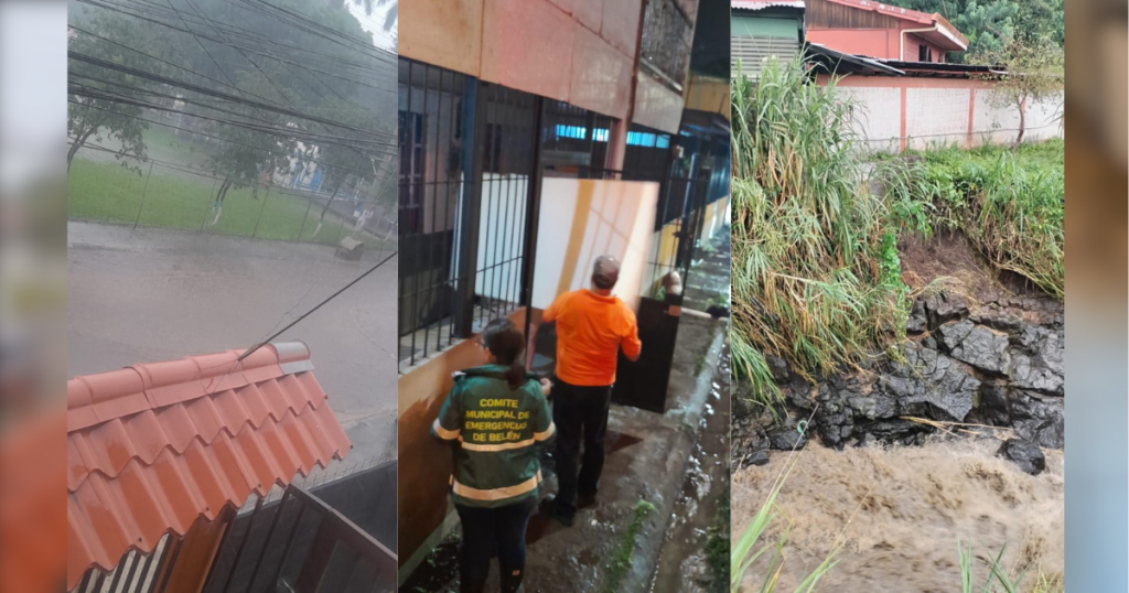 Estos fueron algunos de los puntos afectados con las inundaciones del pasado sábado 18 de agosto. Fotografías cortesía de lectores de El Guacho.