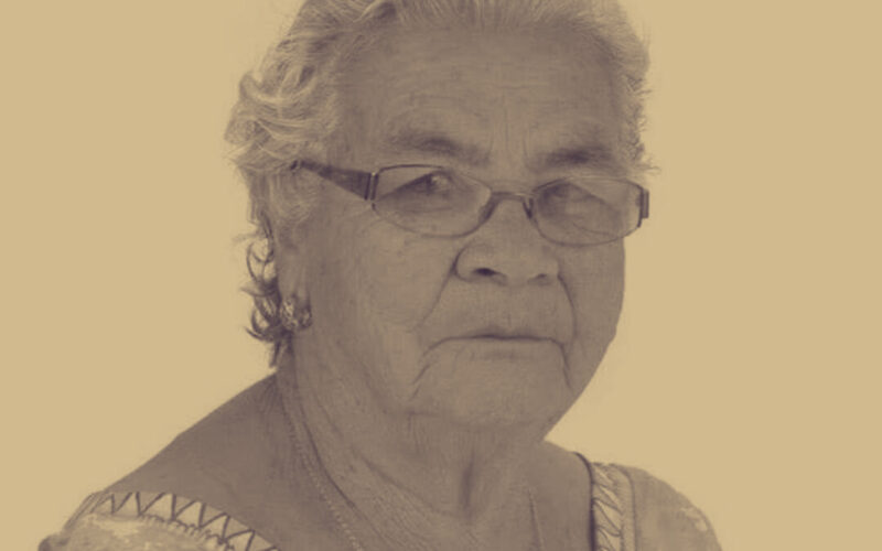 María Lidia Sanabria González mantiene en su memoria muy presente recuerdos de la época de 1948.