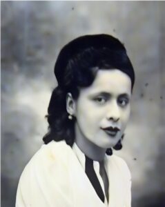 Edith Sánchez Borbón, primera maestra con bachillerato en Belén. Foto: Edith Sánchez Borbón.