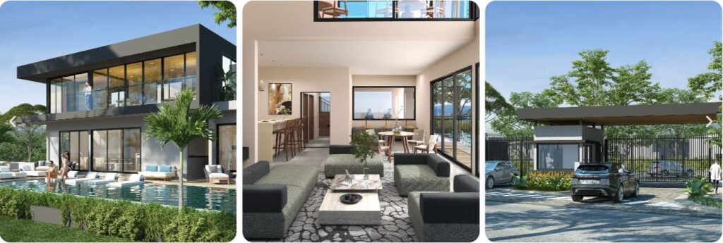 Diseños promocionados por la empresa constructora en la página web del condominio. Imagen: Fomento Urbano.