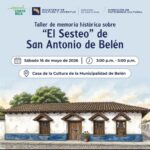 Ministerio de Cultura organizará taller de memoria histórica sobre El Sesteo