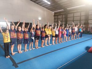 Atletas belemitas de gimnasia. Foto: Gimnasia Artística Belén.