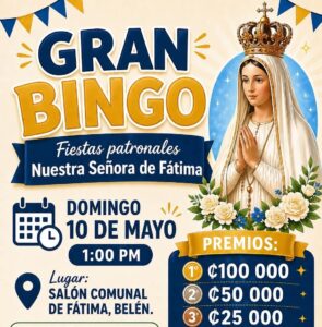 La venta de comida iniciará desde las 10:30 a.m. 