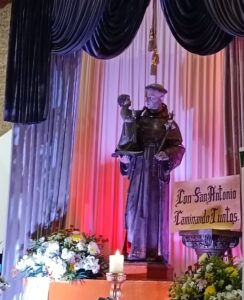 San Antonio de Padua es el patrono de las causas imposibles y los objetos perdidos. Foto: Luis Eduardo Sánchez Quesada.