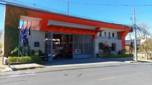 La estación se encuentra 400 m al norte de la Mutual Alajuela en San Antonio. Foto: Fire CR.