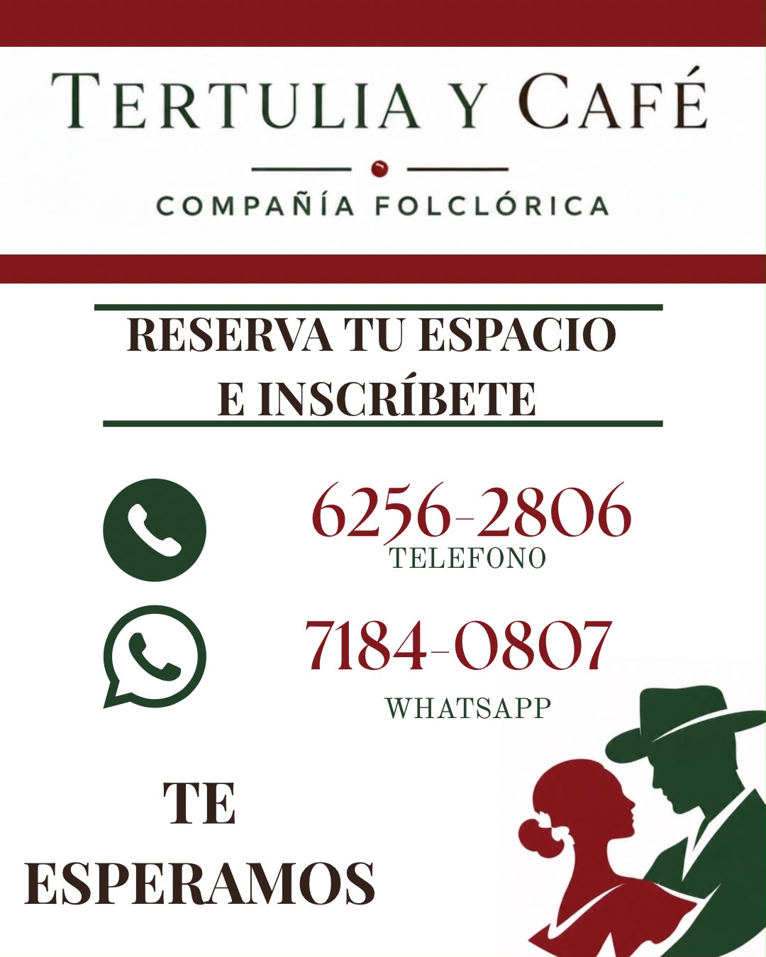Reserva de Espacio Tertulia y Café