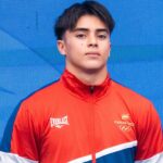 Gimnasta belemita Ariel Villalobos en el podio de los Juegos Centroamericanos y del Caribe 2026