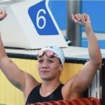 Nadadora belemita Alondra Ortiz gana oro en Juegos Centroamericanos y del Caribe 2026